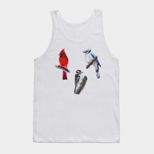 Wild Bird Sticker Set Tank Top